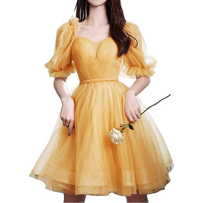 Tulle Homecoming Dresses Teens Short Prom Dress Juniors Cocktail Dress