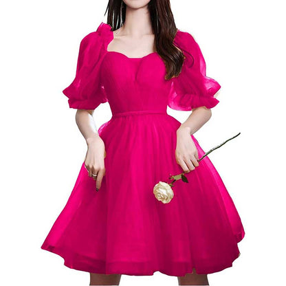 Tulle Homecoming Dresses Teens Short Prom Dress Juniors Cocktail Dress