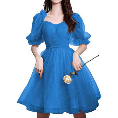 Tulle Homecoming Dresses Teens Short Prom Dress Juniors Cocktail Dress