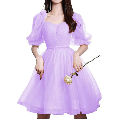 Tulle Homecoming Dresses Teens Short Prom Dress Juniors Cocktail Dress