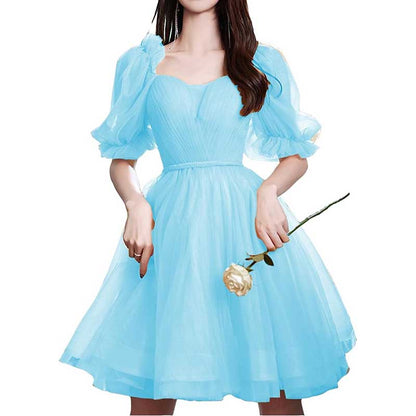 Tulle Homecoming Dresses Teens Short Prom Dress Juniors Cocktail Dress