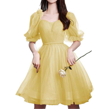 Tulle Homecoming Dresses Teens Short Prom Dress Juniors Cocktail Dress