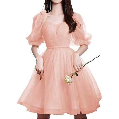 Tulle Homecoming Dresses Teens Short Prom Dress Juniors Cocktail Dress