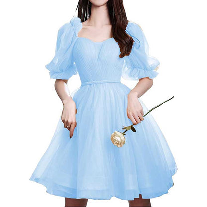 Tulle Homecoming Dresses Teens Short Prom Dress Juniors Cocktail Dress