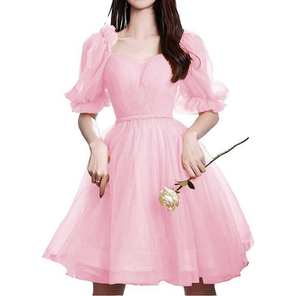 Tulle Homecoming Dresses Teens Short Prom Dress Juniors Cocktail Dress