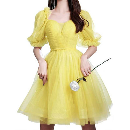 Tulle Homecoming Dresses Teens Short Prom Dress Juniors Cocktail Dress