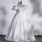 Tulle Puff Sleeve Princess Ball Gown Quinceanera Prom Dress Birthday Party Gowns