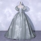 Tulle Puff Sleeve Princess Ball Gown Quinceanera Prom Dress Birthday Party Gowns