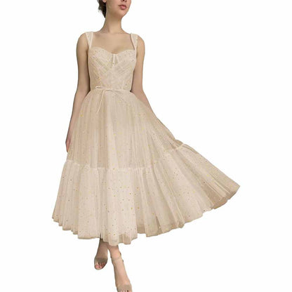 Teens Sparkly Starry Tulle Prom Dresses A Line Homecoming Dresses Formal Evening Gowns