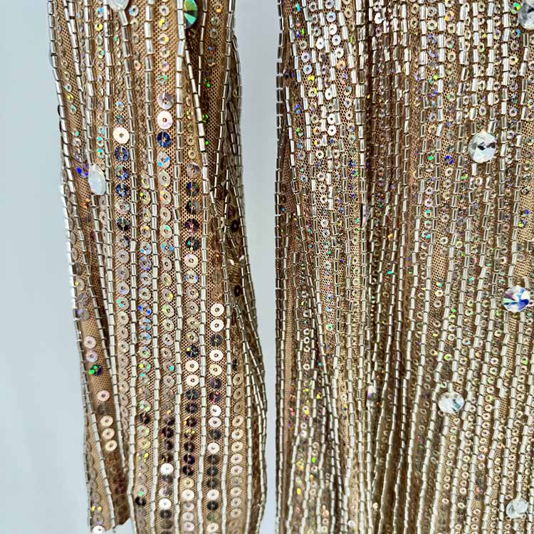 Women Crystal Crunch Mini Dress