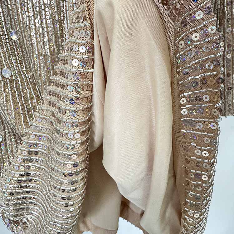 Women Crystal Crunch Mini Dress