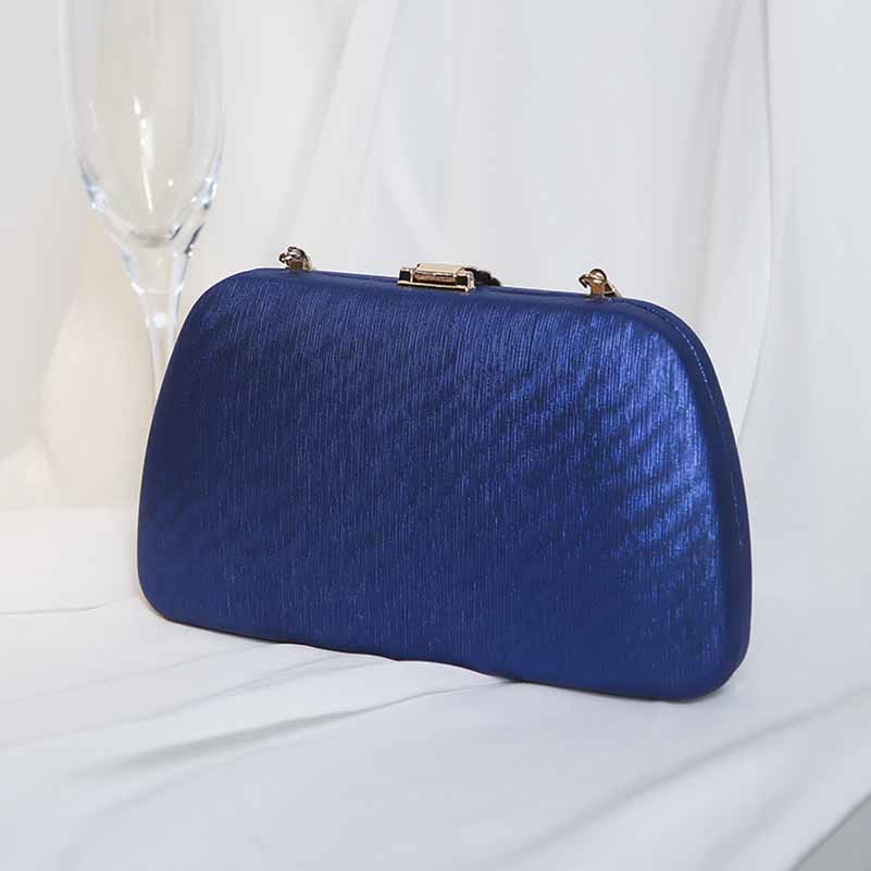 Women Evening Bag Metal Handbag Clutch for Wedding Party Prom Cocktail Purse