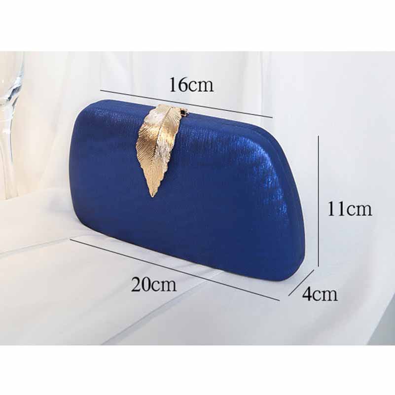 Women Evening Bag Metal Handbag Clutch for Wedding Party Prom Cocktail Purse