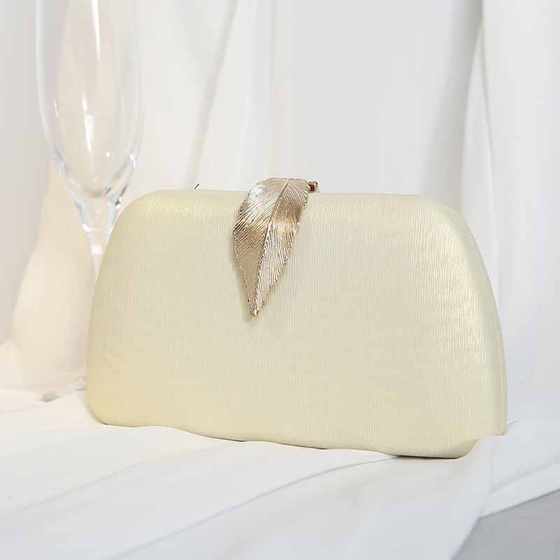 Women Evening Bag Metal Handbag Clutch for Wedding Party Prom Cocktail Purse