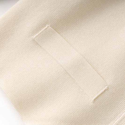 Women Flower Buttons Embellished Cardigan Knitted Coat