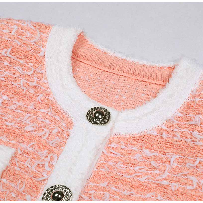 Women Knitted Cardigan Crop Jacket Coat