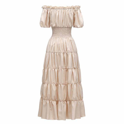 Women Renaissance Dress Pirate Peasant Wench Irish Costume Medieval Boho Chemise