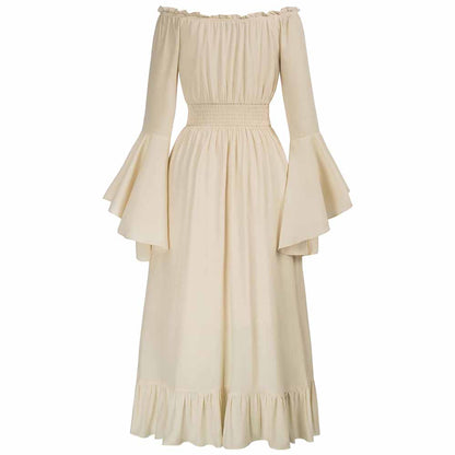 Women Renaissance Medieval Costume Victorian Prom Long Dresses Halloween Dress