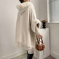 Women Tassel Warm Cardigan Cape Shawl Female Cloak Coat Fur Collar Thick Poncho