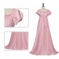 Women Victorian Dress Empire Waist Gown Medieval Costume Puff Sleeve