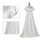 Women Victorian Dress Empire Waist Gown Medieval Costume Puff Sleeve