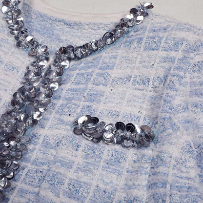 Women Wool Knitted Cardigan Jacket + Mini Skirt Two Pieces Skirt Suit