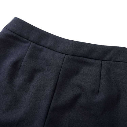 Women's 2 Piece Pant Suit Set | Coffee, Navy, Black Polyester Blazer & Wide Leg Pants