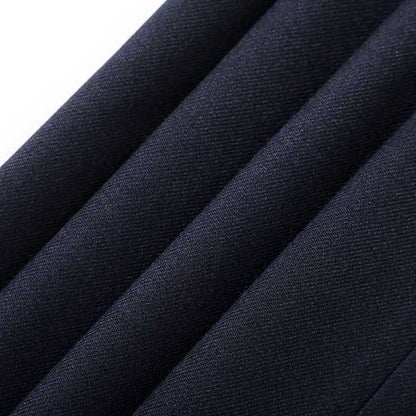 Women's 2 Piece Pant Suit Set | Coffee, Navy, Black Polyester Blazer & Wide Leg Pants