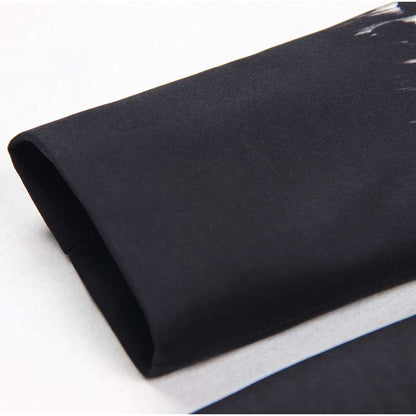 Women's Animal Print Blazer | Black Leopard Print Coat