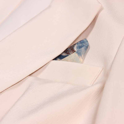 Women's Belted Blazer Suit Elegant Business Suit Formal Pantsuit