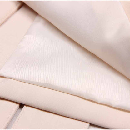 Women's Belted Blazer Suit Elegant Business Suit Formal Pantsuit