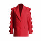 Women's Bows Sleeves Blazer V Neck Bowknot Jacket Coat