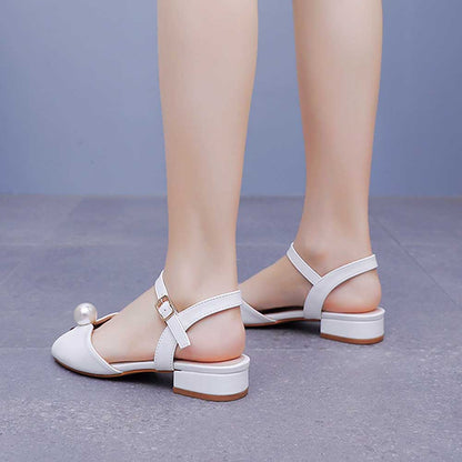 Women's Flat Wedding Shoes Peep Toe Bridal Shoes