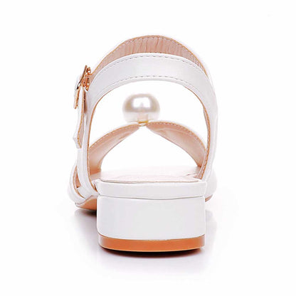 Women's Flat Wedding Shoes Peep Toe Bridal Shoes