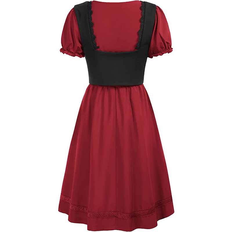 Women's Gothic Dress Victorian Era Ruffle Dress Cosplays Dress