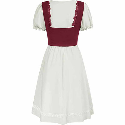 Women's Gothic Dress Victorian Era Ruffle Dress Cosplays Dress