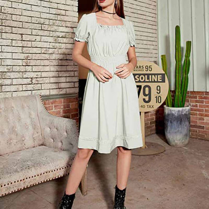 Women's Gothic Dress Victorian Era Ruffle Dress Cosplays Dress