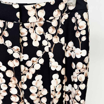 Women's Graphic Printed Pants Set Gold Buttons Two Pieces Pantsuit