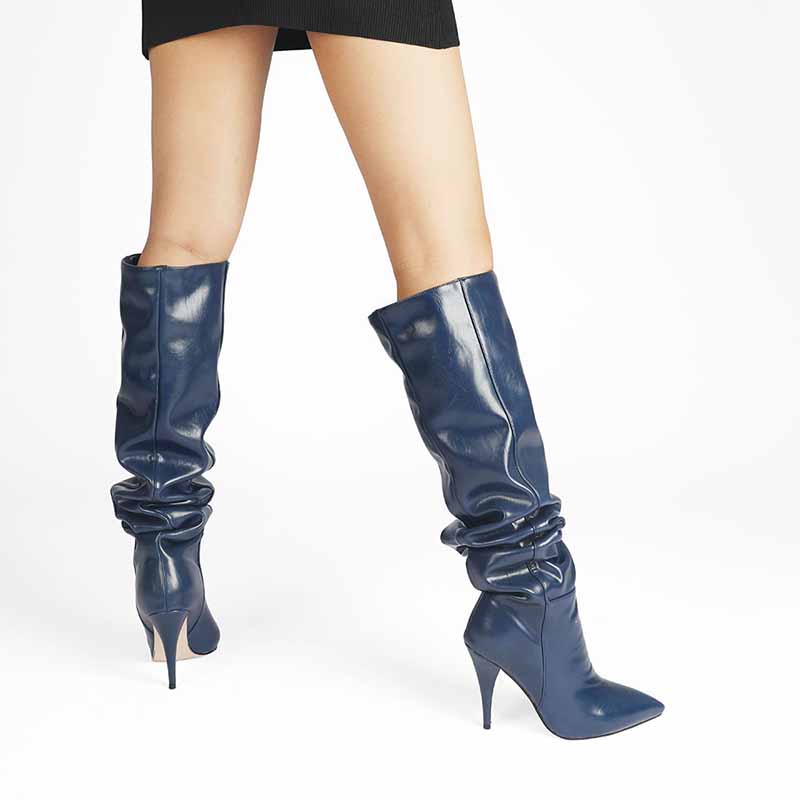 Women's Knee High Boots Stiletto High Heel Boots Plus Size