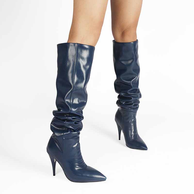 Women's Knee High Boots Stiletto High Heel Boots Plus Size