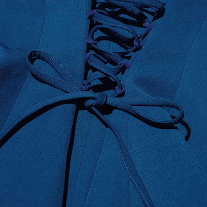 Women's Long Skirt Suit With Flower Embellished Long Sleeve Top and Midi Skirt