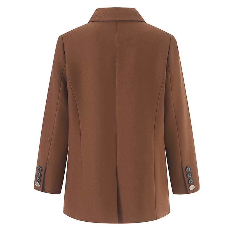 Women's Mid-Length Oversized Blazer | One Button Closure