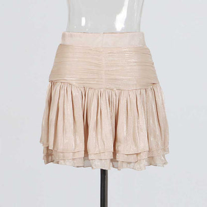 Women's Mini Skirt Suit Tulle Long Sleeve Bow Tie Skirt Set