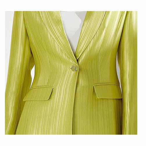 Women's Mustard Green Pantsuit Formal Set Event Styling Outfit