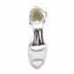 Women's Open-Toe Event Shoes Glitter Heeled Bridal Pumps