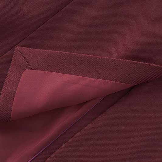 Spring/Autumn Wine Red Blazer Coat for Women | Mid-Length Style