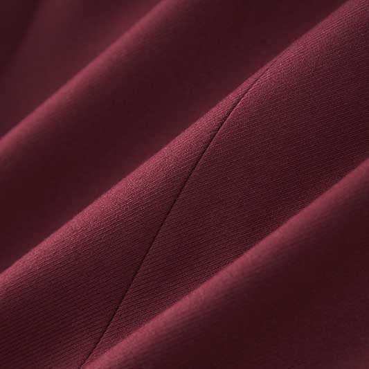 Spring/Autumn Wine Red Blazer Coat for Women | Mid-Length Style