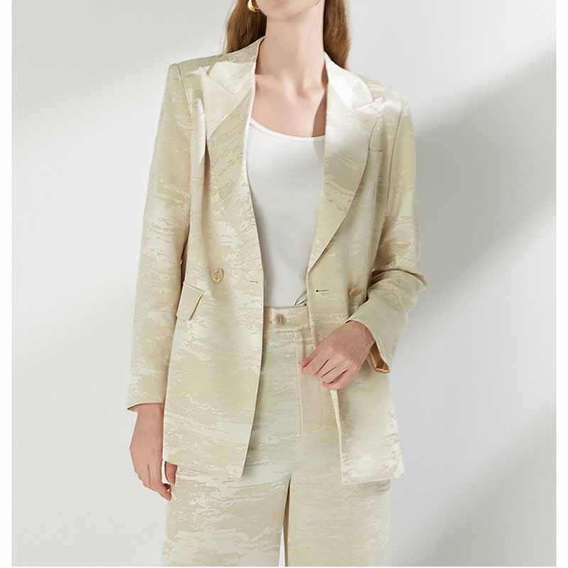 Women's Pantsuit 2 Pcs Formal Set Event Styling Outfit Business Suit