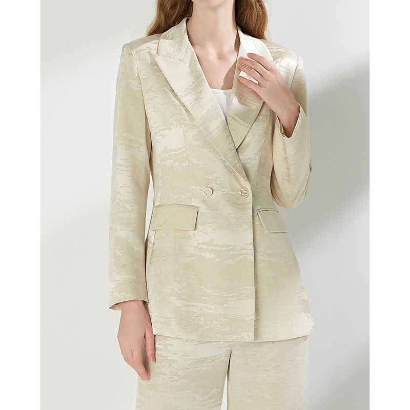 Women's Pantsuit 2 Pcs Formal Set Event Styling Outfit Business Suit