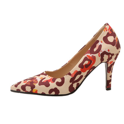 Women's Patent Leather Pointed Toe Stiletto Pumps – Classic High Heel Dress Shoes